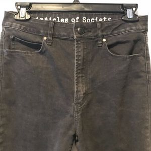 High waisted black jeans